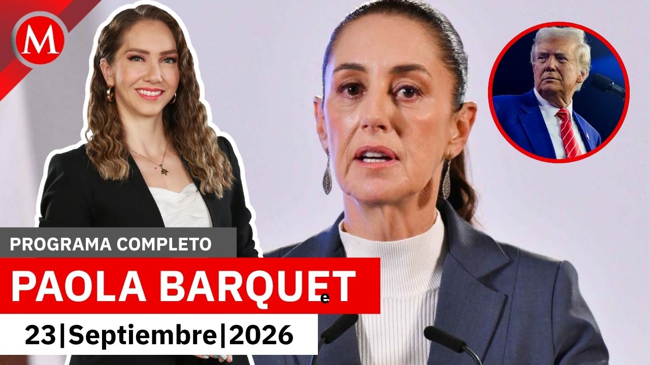 Sheinbaum responde a las acusaciones de Donald Trump | Paola Barquet, 23 de septiembre de 2026