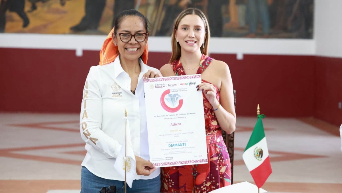Atlixco, Puebla, recibe distintivo nacional de calidad turística | Especial