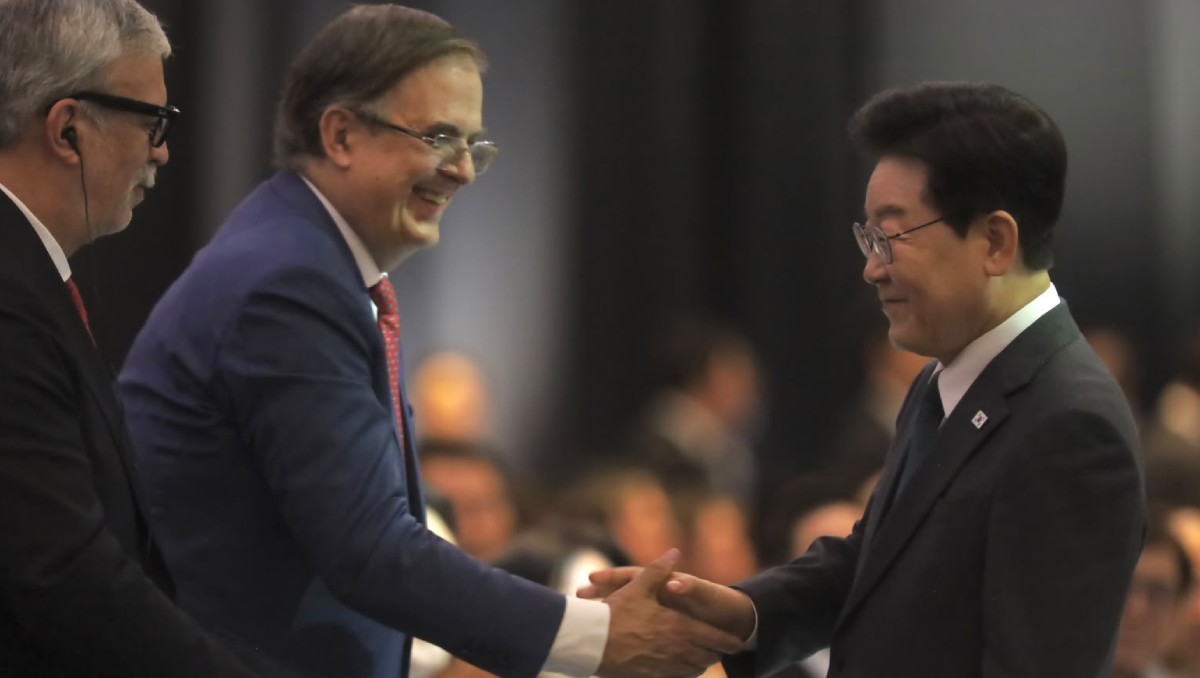 Las empresas de Corea han estado muy cerca del Plan México, dijo Marcelo Ebrard. | Foto: Especial