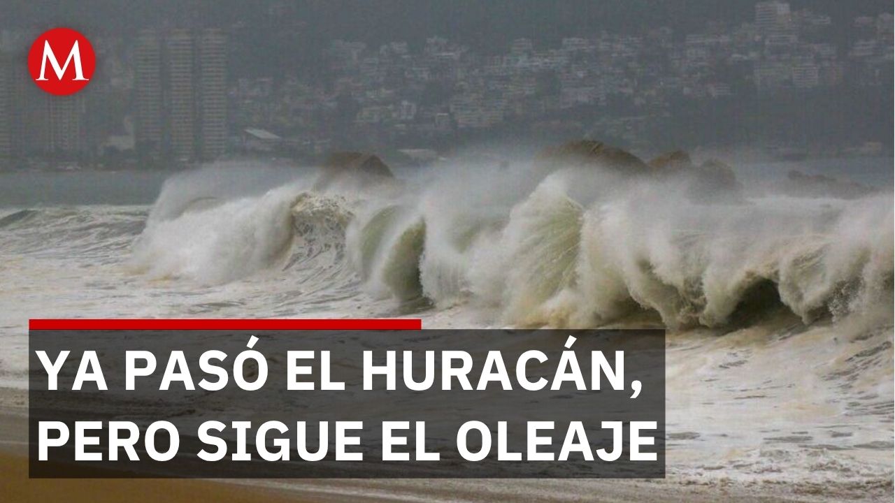 Huracán 'Polo' se aleja pero genera olas de 3 metros en costas de Colima