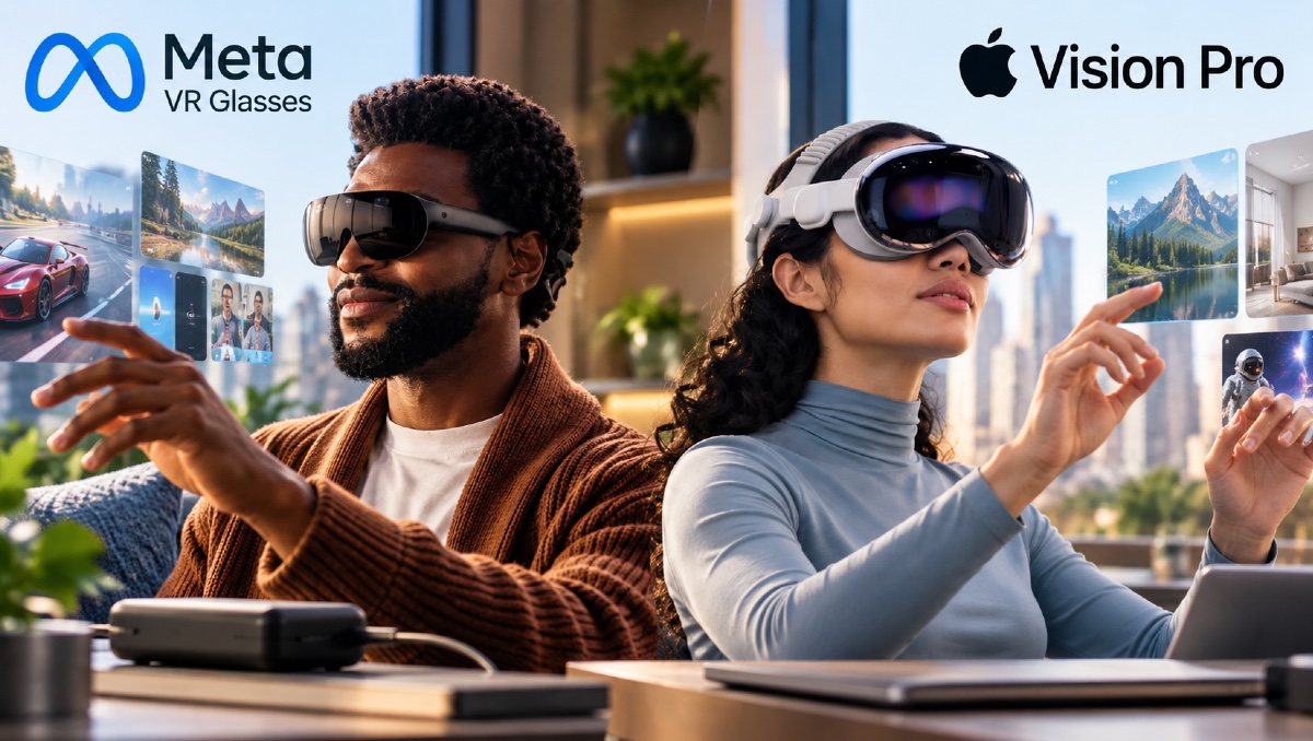 Meta VR Glasses vs Apple Vision Pro: diferencias y precio | IA DISCOVER