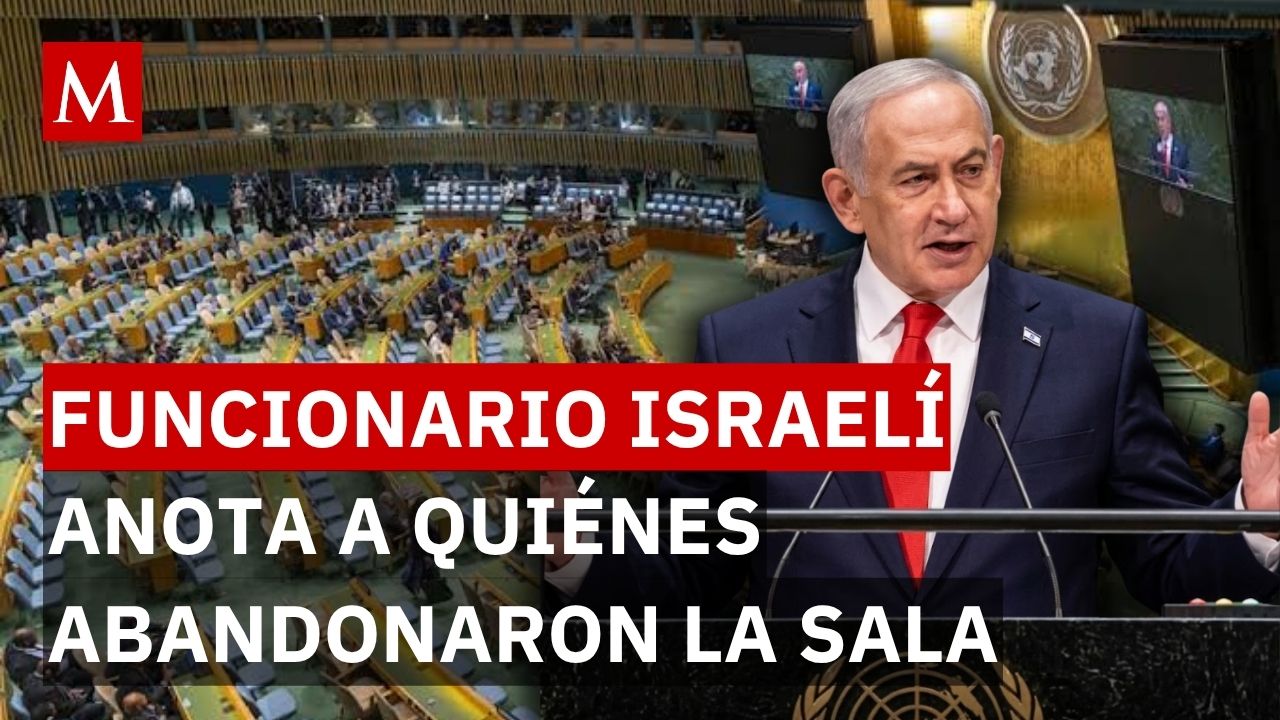 ¡Plantón histórico a Netanyahu! Decenas de países vacían la ONU y funcionario israelí toma nota