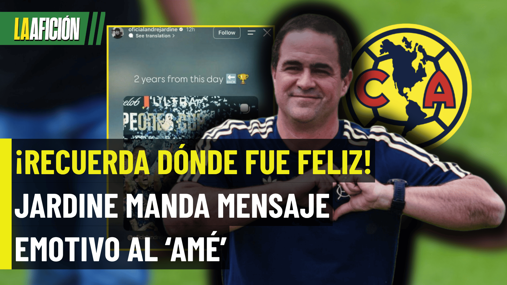 André Jardine recuerda al América y deja abierta la puerta a un regreso