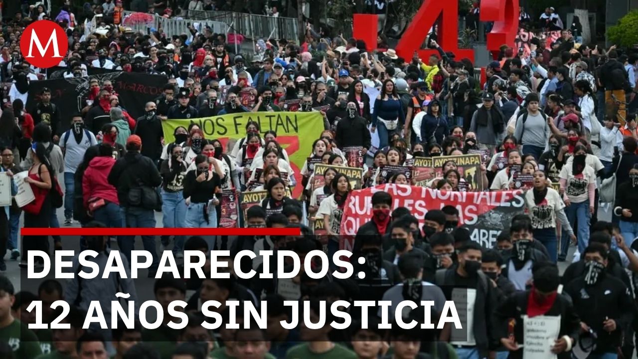 12 años después: padres de 43 normalistas de Ayotzinapa siguen sin saber dónde están
