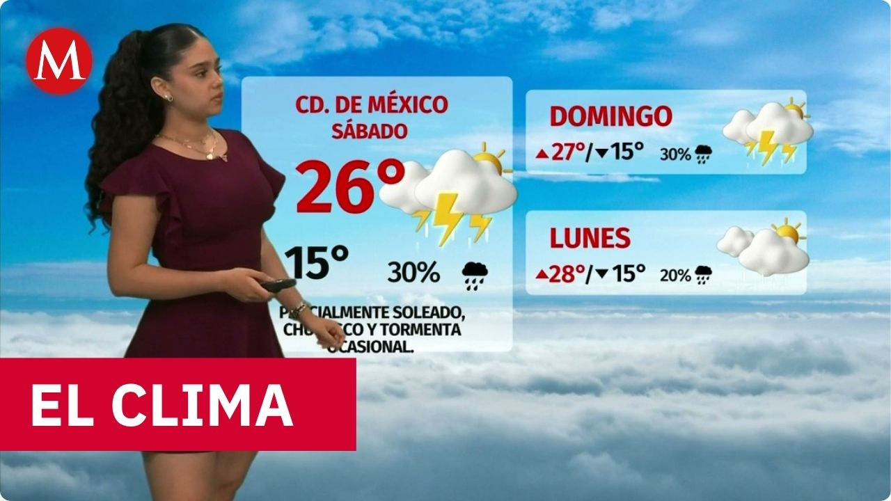Clima de hoy sábado 26 de septiembre de 2026 | Pronóstico con Natalia Sánchez