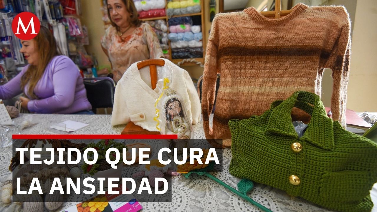Desestresarse tejiendo: la terapia que cambia vidas en Toluca desde hace 14 años