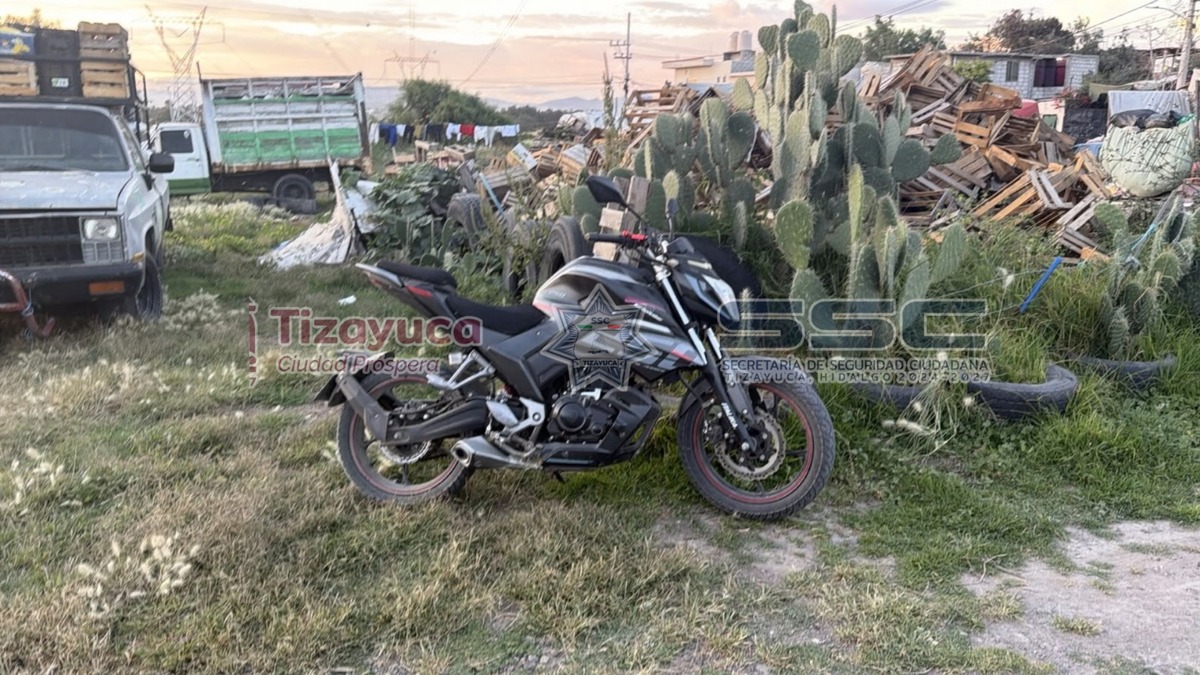 Dos hombres detenidos y cinco motocicletas aseguradas. (Cortesía)