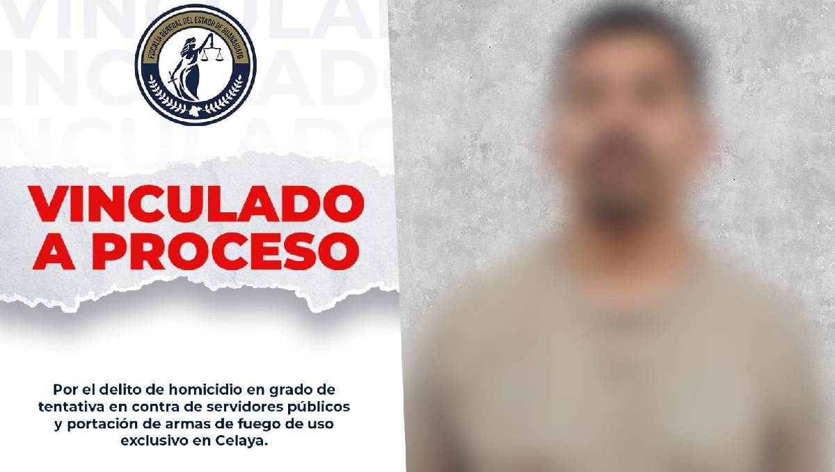 Israel 'N'  es vinculado a proceso por el ataque armado en contra de servidores públicos en Celaya