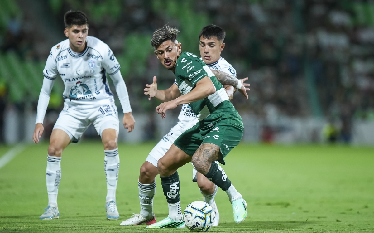Santos vs Pachuca en la Jornada 10 del Apertura 2026 en Liga MX (Imago7)