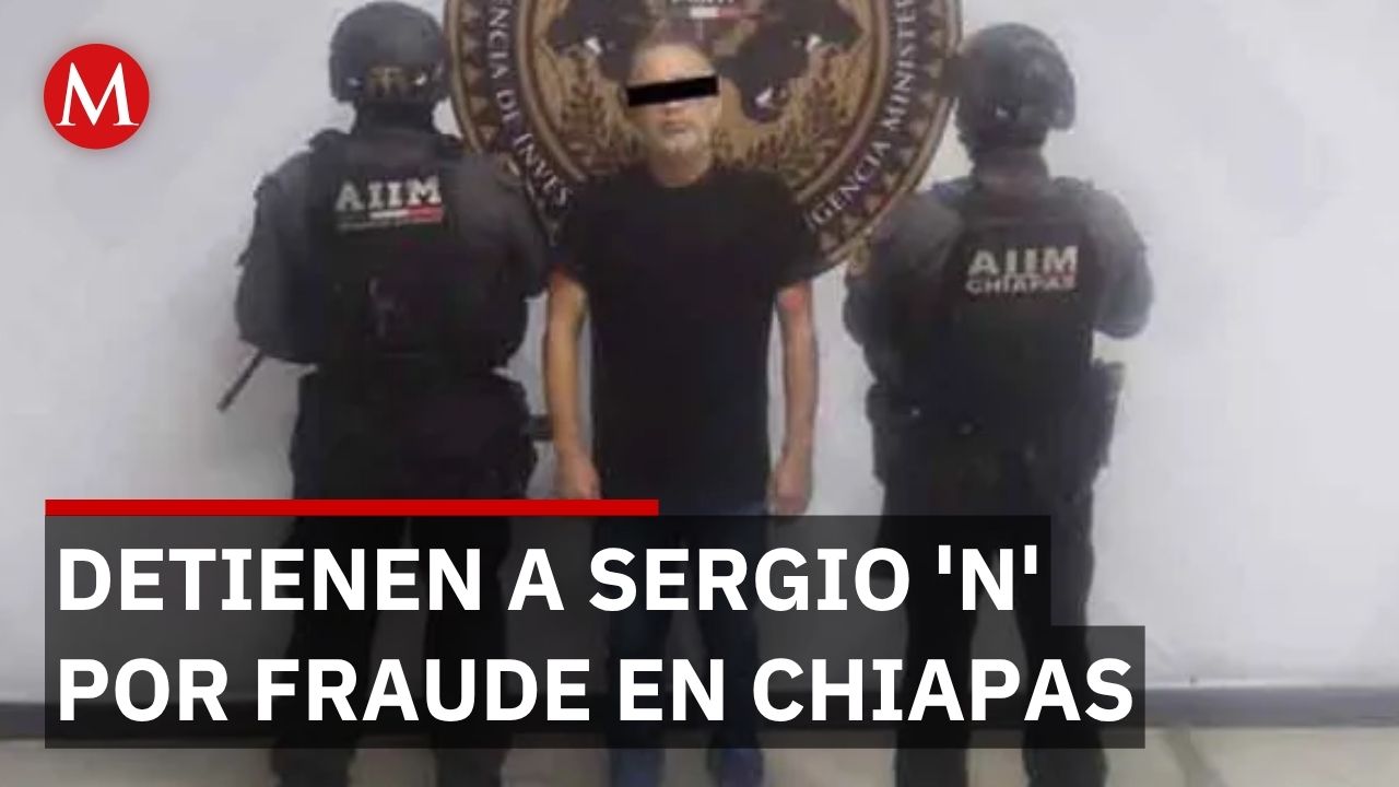 Detienen a Sergio 'N', exfuncionario de Salud por abuso de autoridad en Chiapas