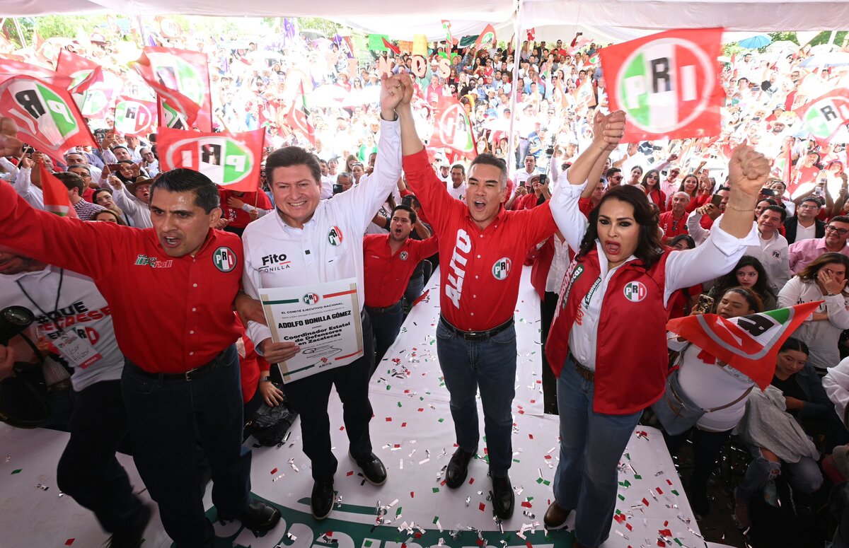 Fito Bonilla toma protesta de Fito Bonilla como coordinador estatal en Zacatecas | Especial