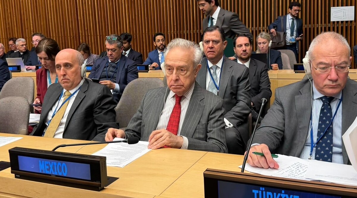 Héctor Vasconcelos acudió a la Asamblea General de la ONU. | Foto: X @HVasconcelos_