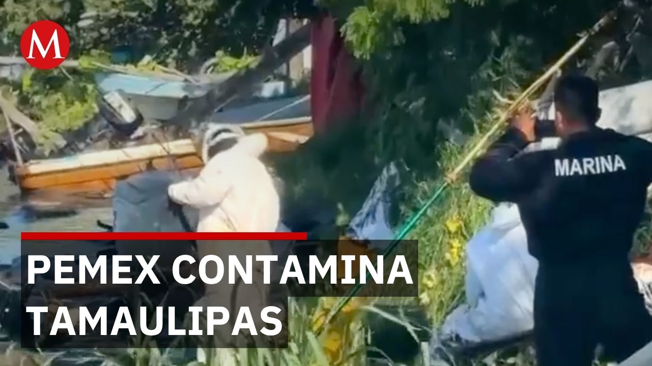 Pemex derrama hidrocarburo cada lluvia en Tamaulipas mientras pescadores piden solución