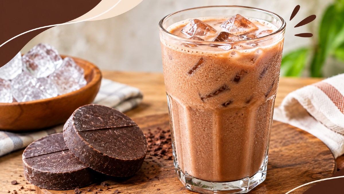Receta para hacer agua de chocolate abuelita (IA)