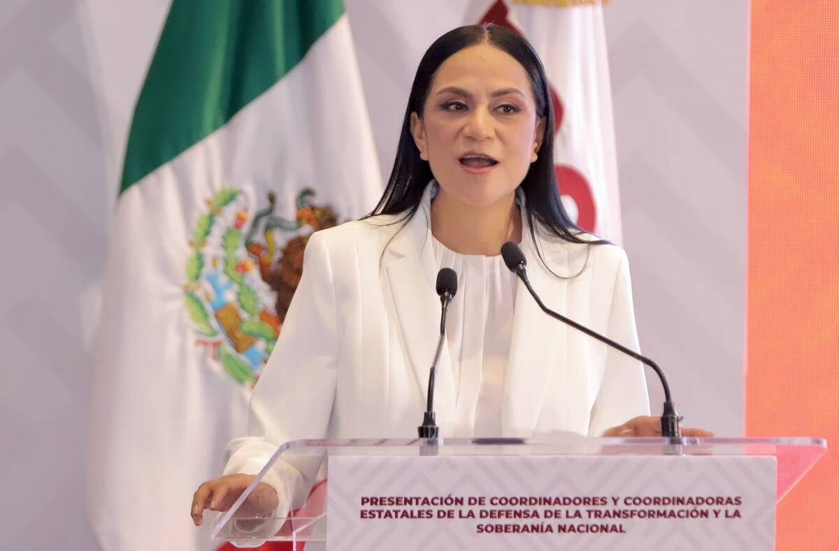 Ariadna Montiel durante el nombramiento de coordinadores de la 4T | Ariel Ojeda