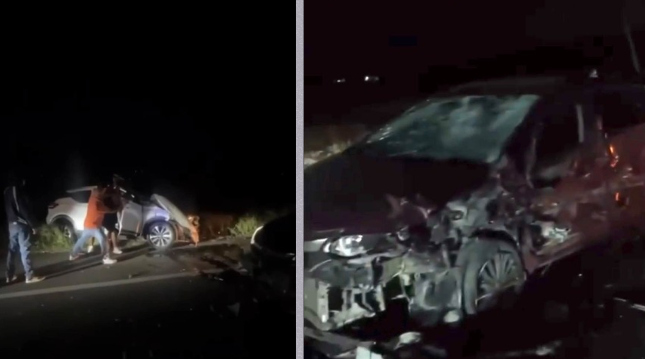 Carambola en carretera Salamanca-Valle de Santiago.  | Redes Sociales