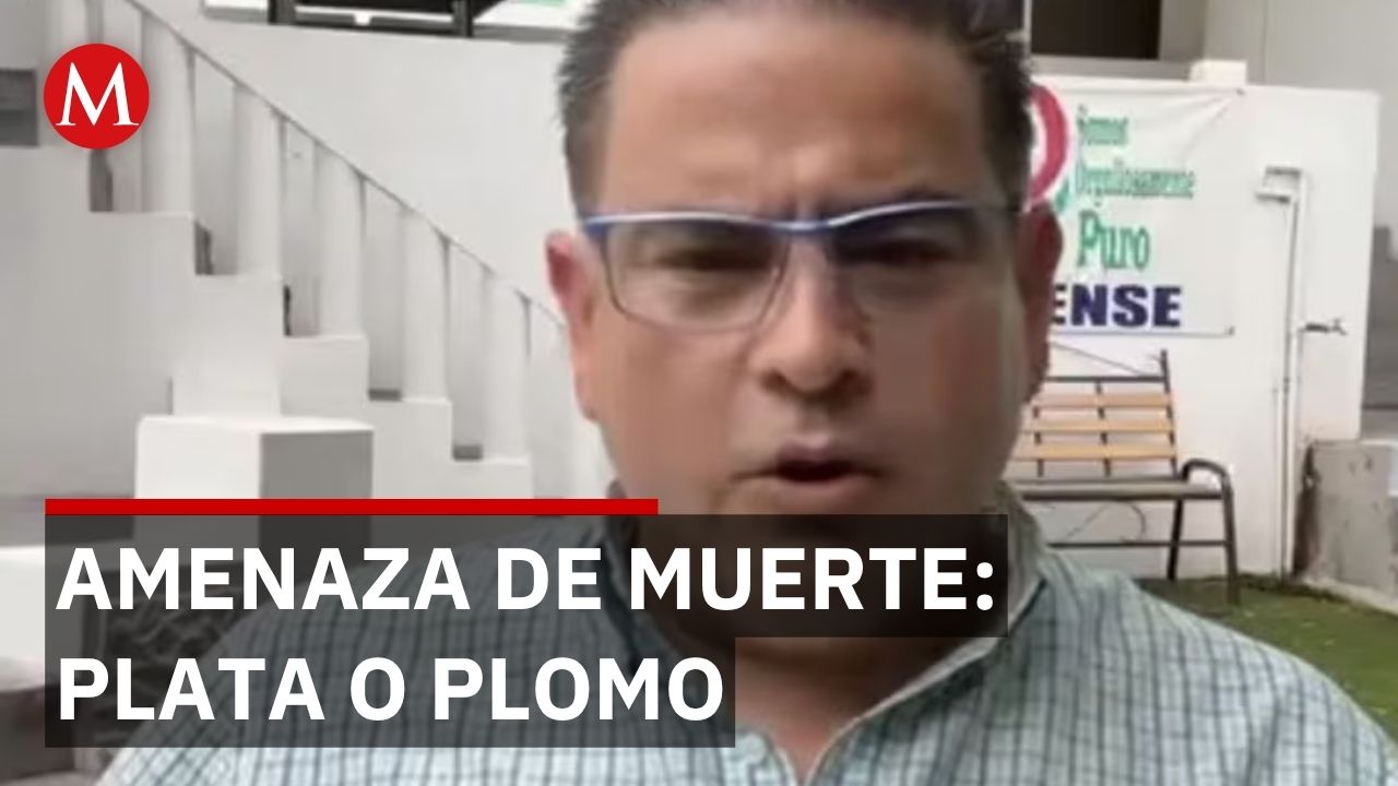 Dirigente recibe amenaza de muerte por no renunciar; acusa a empresario de orquestarla