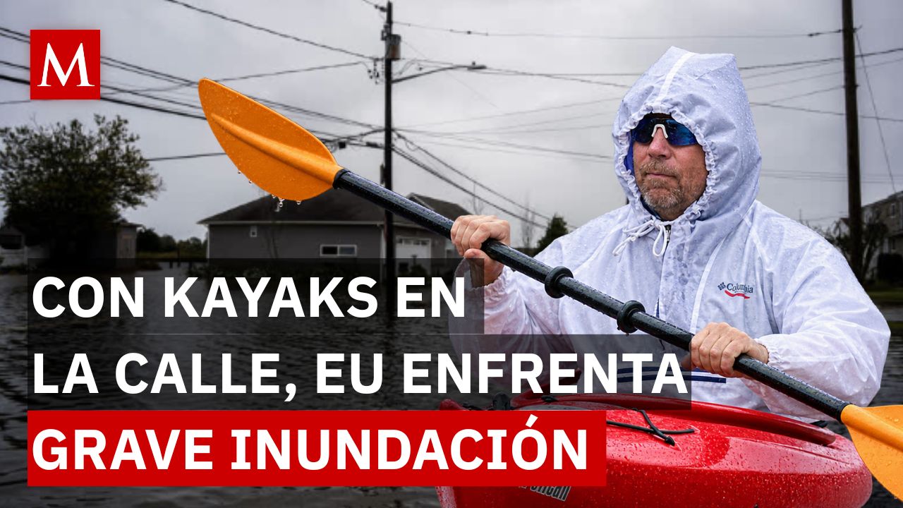 ¡Inundaciones extremas en EU! Reportan un muerto, apagones masivos y rescates en Nueva Jersey