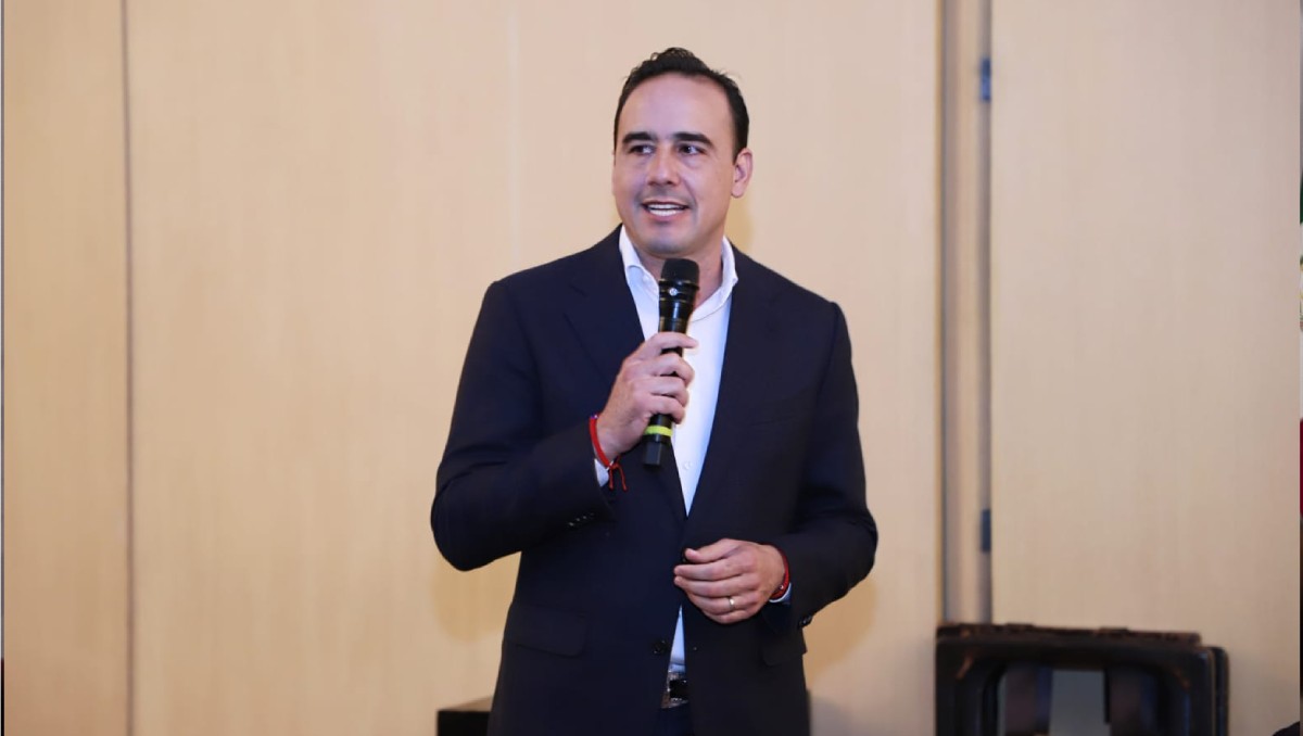 Manolo Jiménez, gobernador de Coahuila, durante la cena del primer día del North Capital Forum. | Foto: Especial