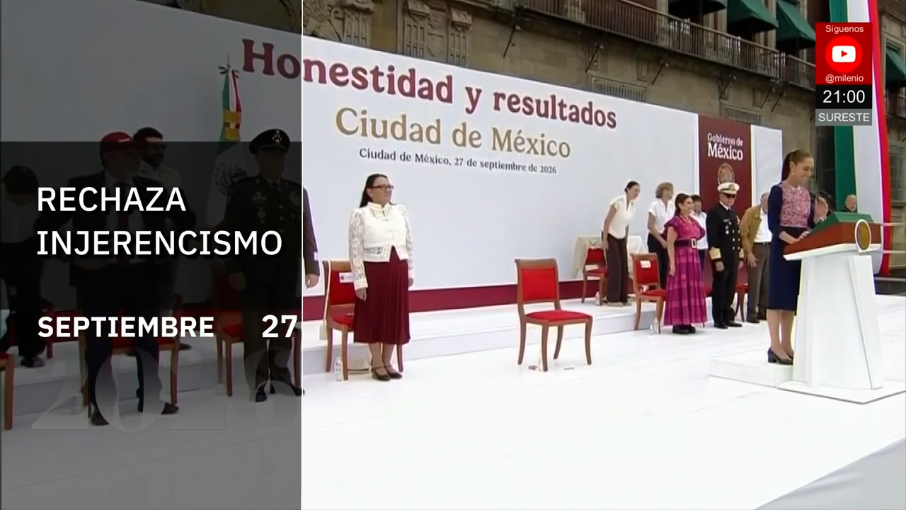 Milenio Noticias, con Liliana Sosa, 27 de septiembre de 2026