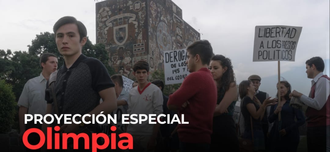 Proyección de filme Olimpia. | Foto: Cortesía