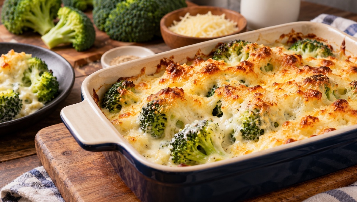 Receta de brócoli con bechamel fácil y rápida | IA DISCOVER