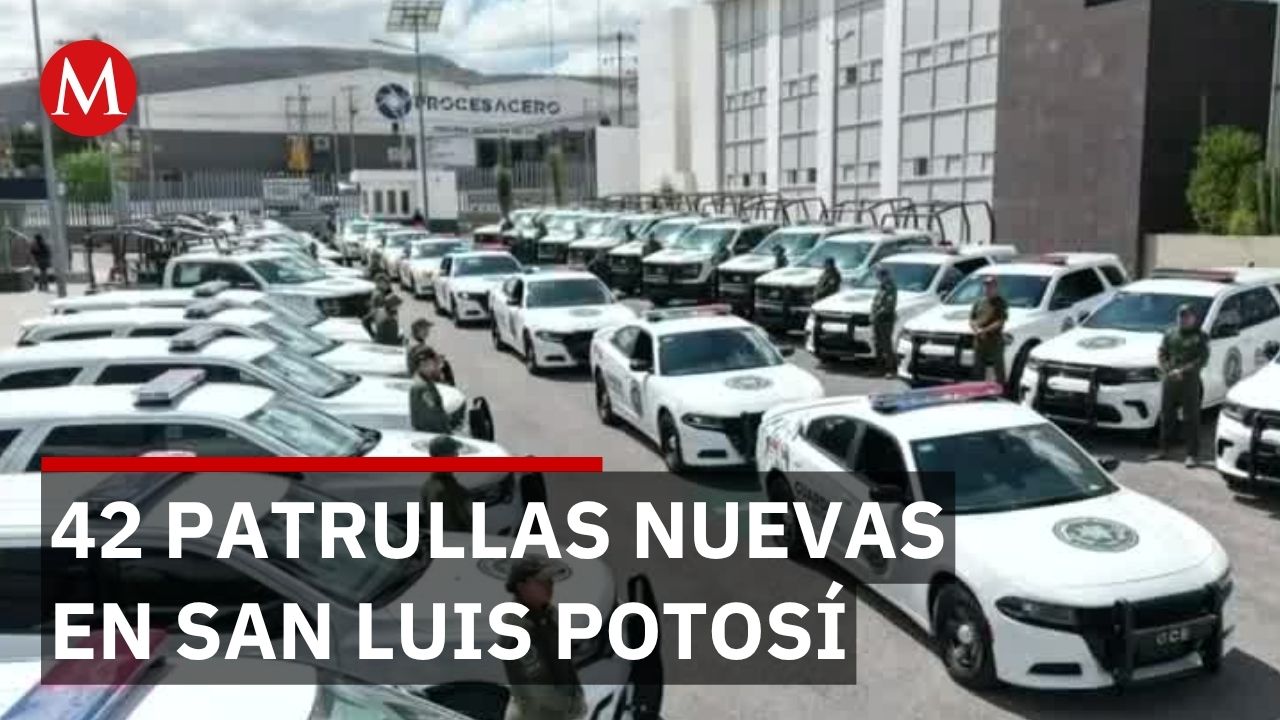 San Luis refuerza vigilancia con 42 nuevas patrullas en 59 municipios del estado