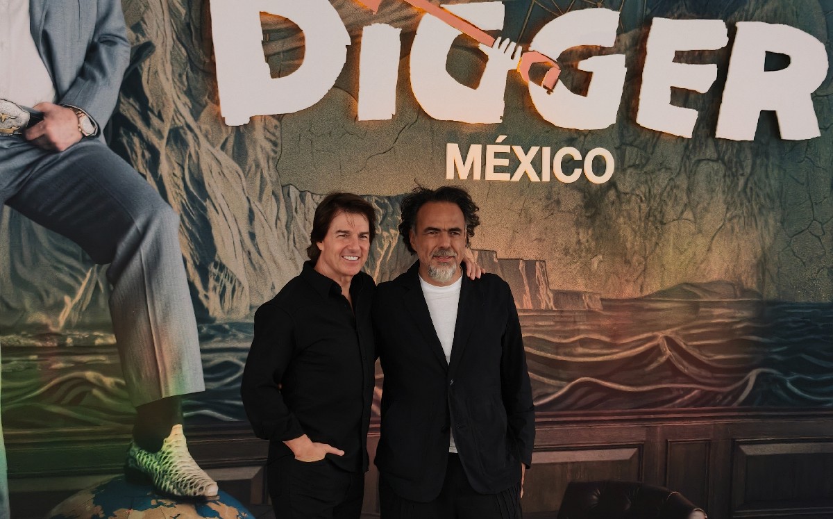 Tom Cruise y Alejandro G. Iñárritu en CdMx. Foto: Omar A. G. Pardavé