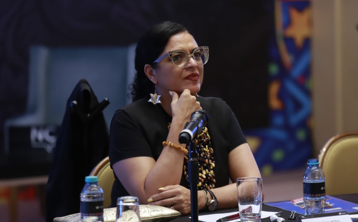 Alejandra Frausto, secretaria de Turismo de la Ciudad de México, destacó los resultados económicos que dejó el Mundial. | Foto: Juan Carlos Bautista
