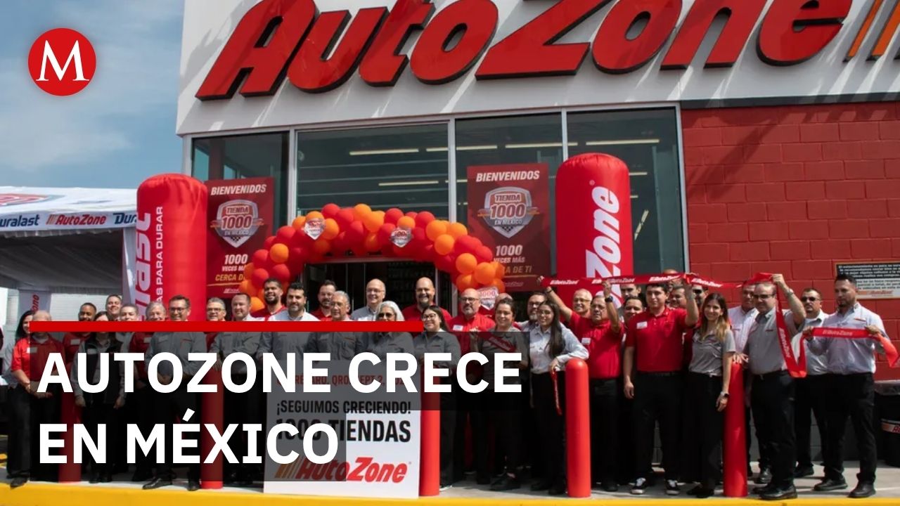 AutoZone abre  su tienda número mil en México mientras construye infraestructura logística