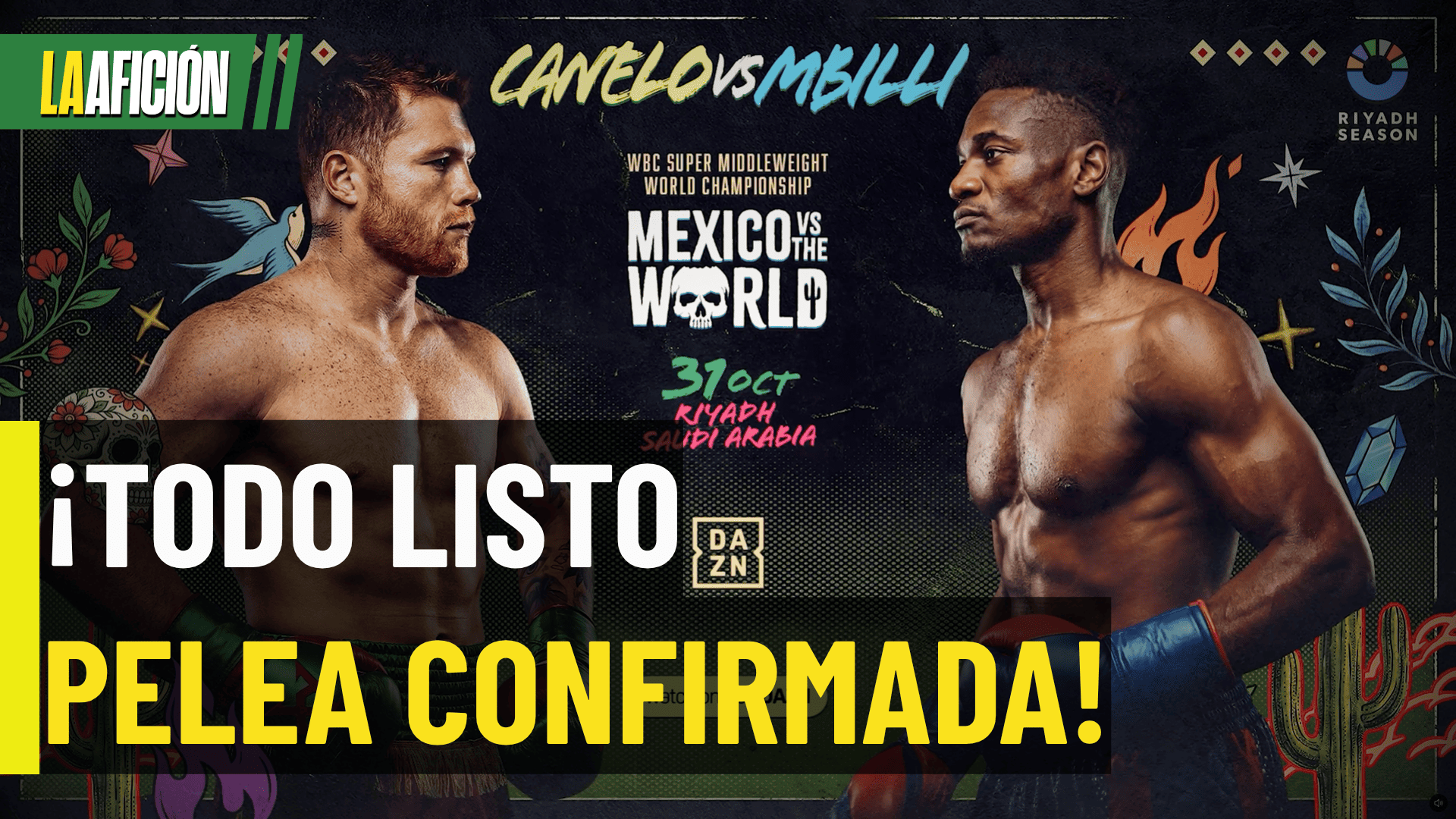 ¡CANELO VS MBILLI ES OFICIAL! La pelea que sacude al boxeo ya tiene sede
