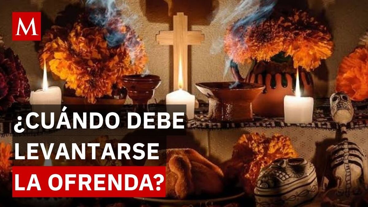 ¿Cuándo se retira la ofrenda de Día de Muertos?