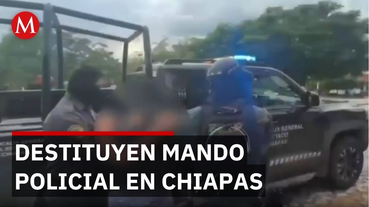 Director de policía detenido en Chiapas tras facilitar fuga de narcotraficante