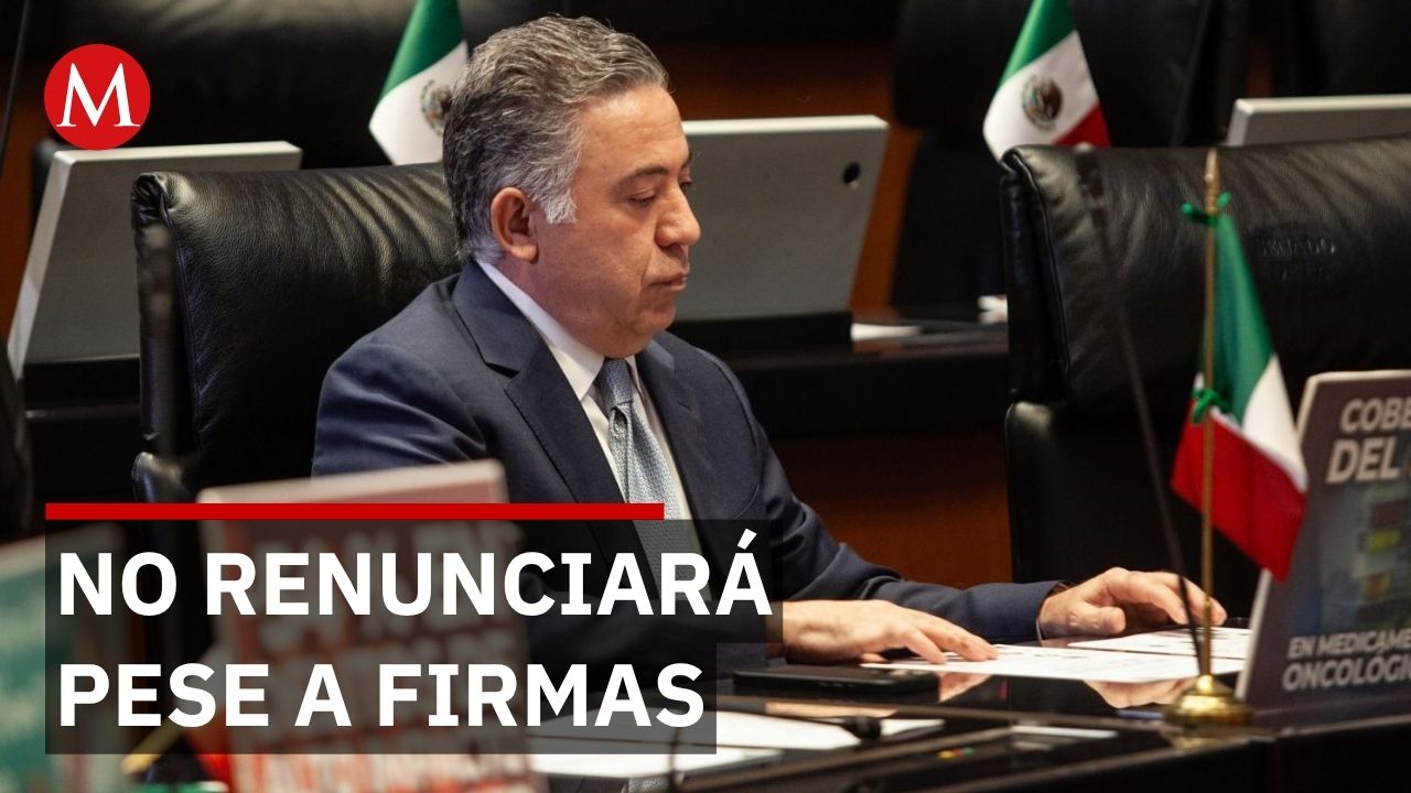 Entregan 23 mil firmas al Senado para exigir la separación del cargo del senador Enrique Inzunza
