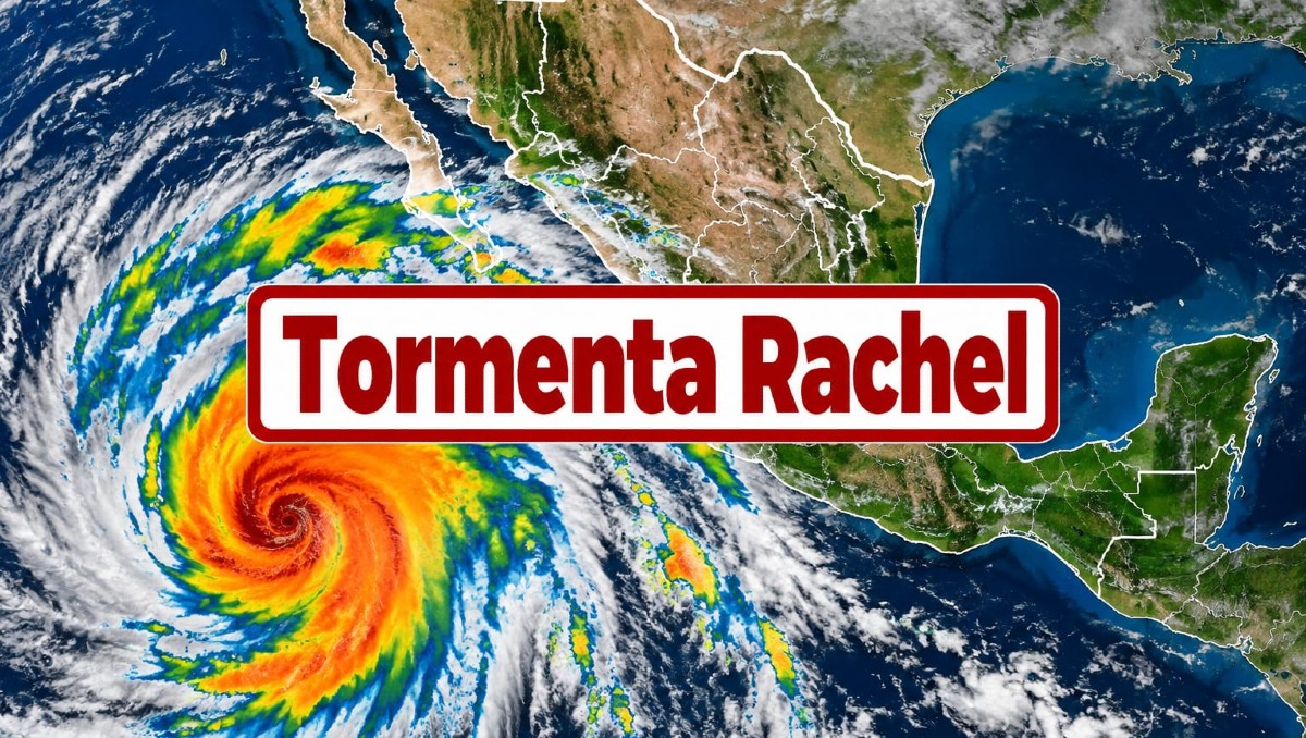 Estos son los estados que afectará la Tormenta Rachel este 29 de septiembre (IA)