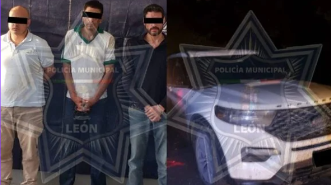 Tres hombres fueron detenidos como presuntos responsables. | Policía Municipal de León