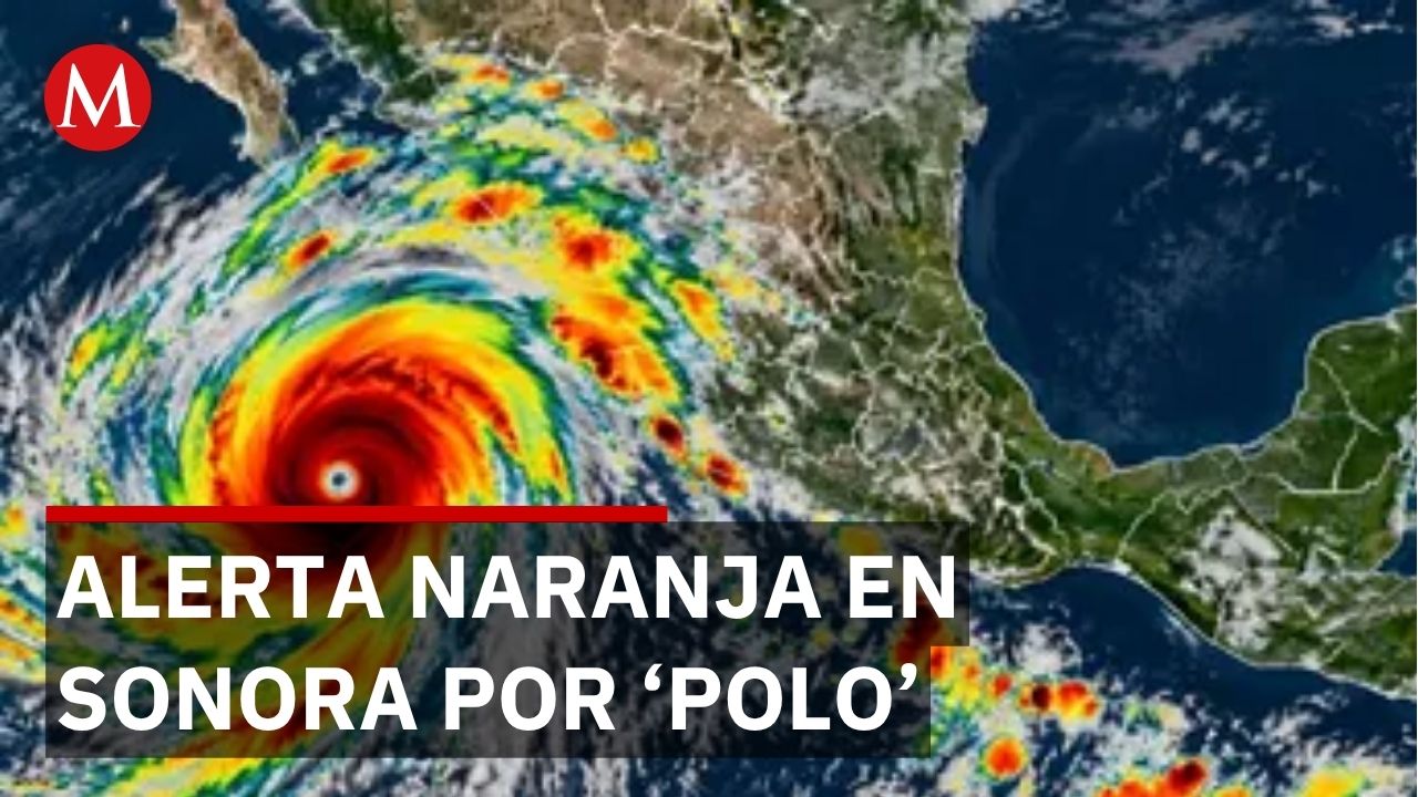 Huracán 'Polo' se debilitó pero Sonora mantiene alerta naranja por lluvias extremas