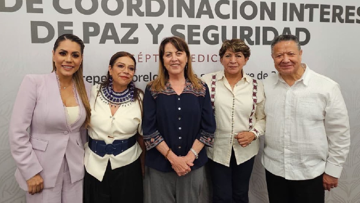 Margarita González Saravia encabezó la reunión de seguridad con autoridades de la región. | Especial