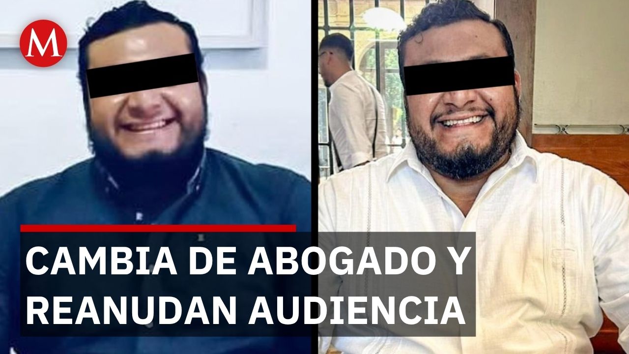 Miguel 'N' reanuda audiencia por extorsión tras cambiar de abogados en plena sesión