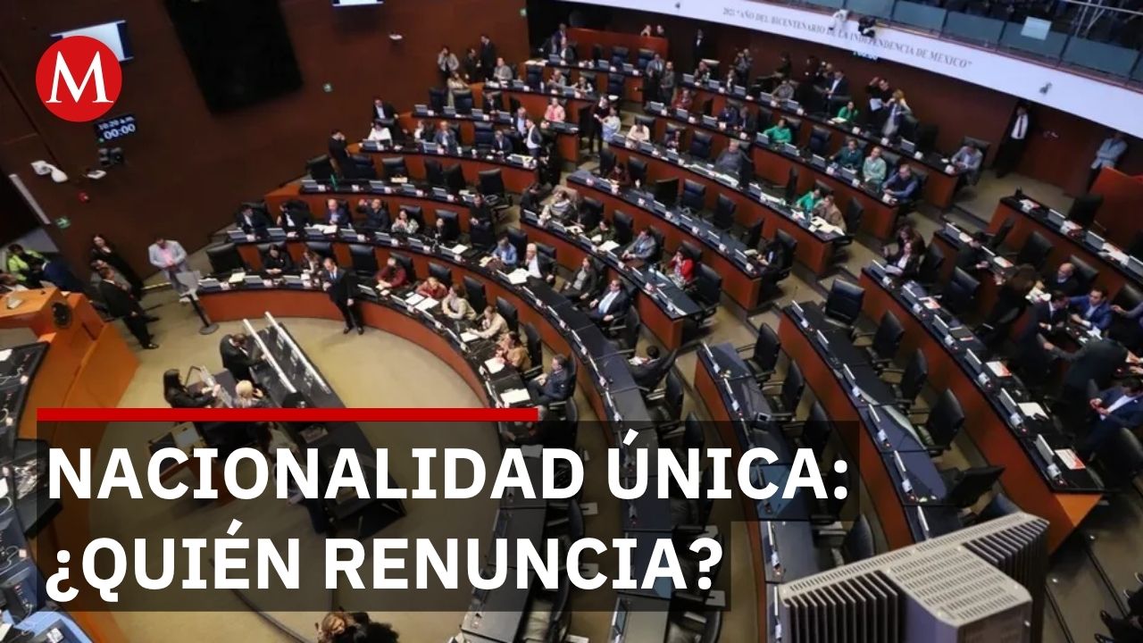 Senado aprueba nacionalidad única; morenistas con doble nacionalidad no renuncian