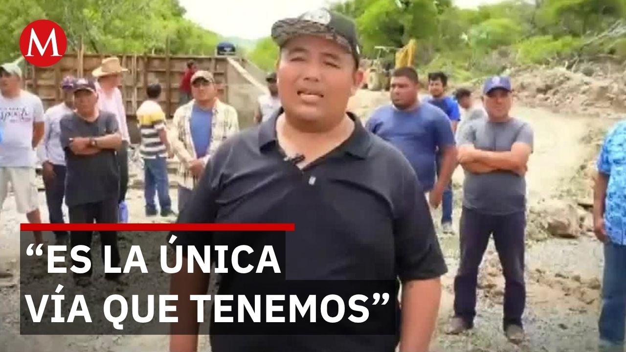 Tormenta 'Rachel' destruye paso provisional en Oaxaca tras años sin reparación