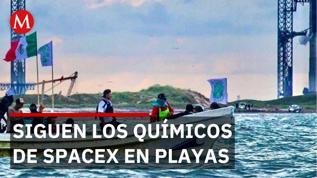 Compuestos químicos de SpaceX detectados en playas mexicanas que SEMARNAT no reveló