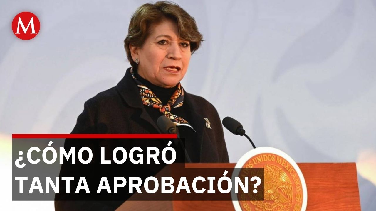 Delfina Gómez logra el 67% de aprobación en el Estado de México