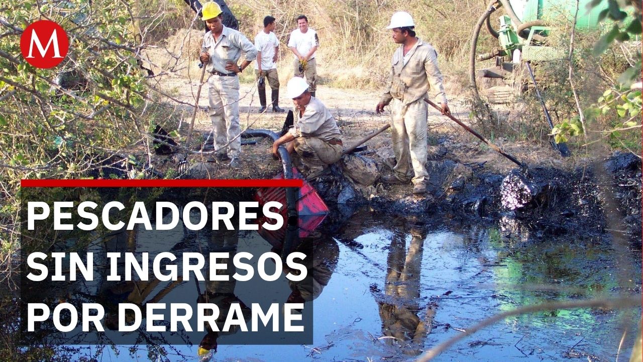 Derrame de hidrocarburos en río Pánuco paraliza pesca y afecta a comunidad del Chachalaco