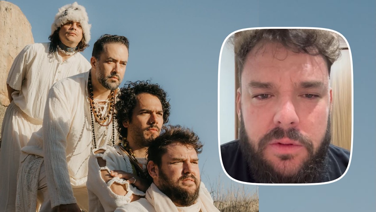El vocalista de Porter lloró en un video. | Especial