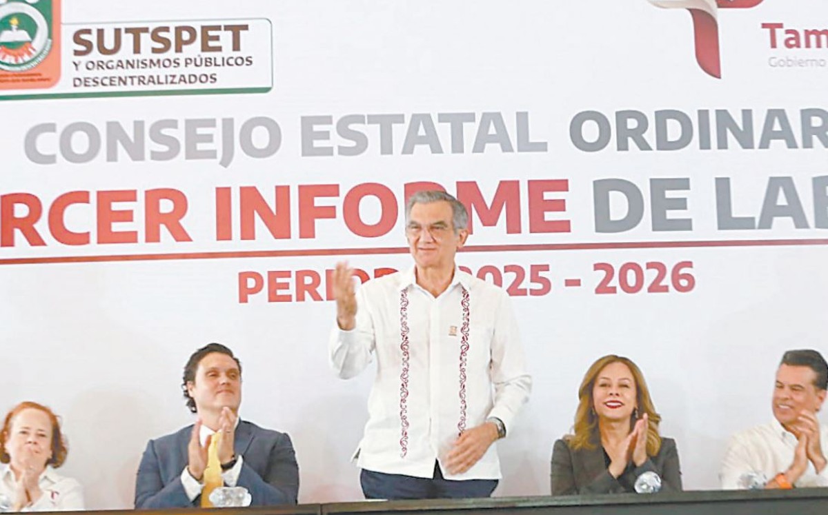 El gobernador asistió como invitado al evento convocado por el Sutspet. |CORTESÍA TAMAULIPAS