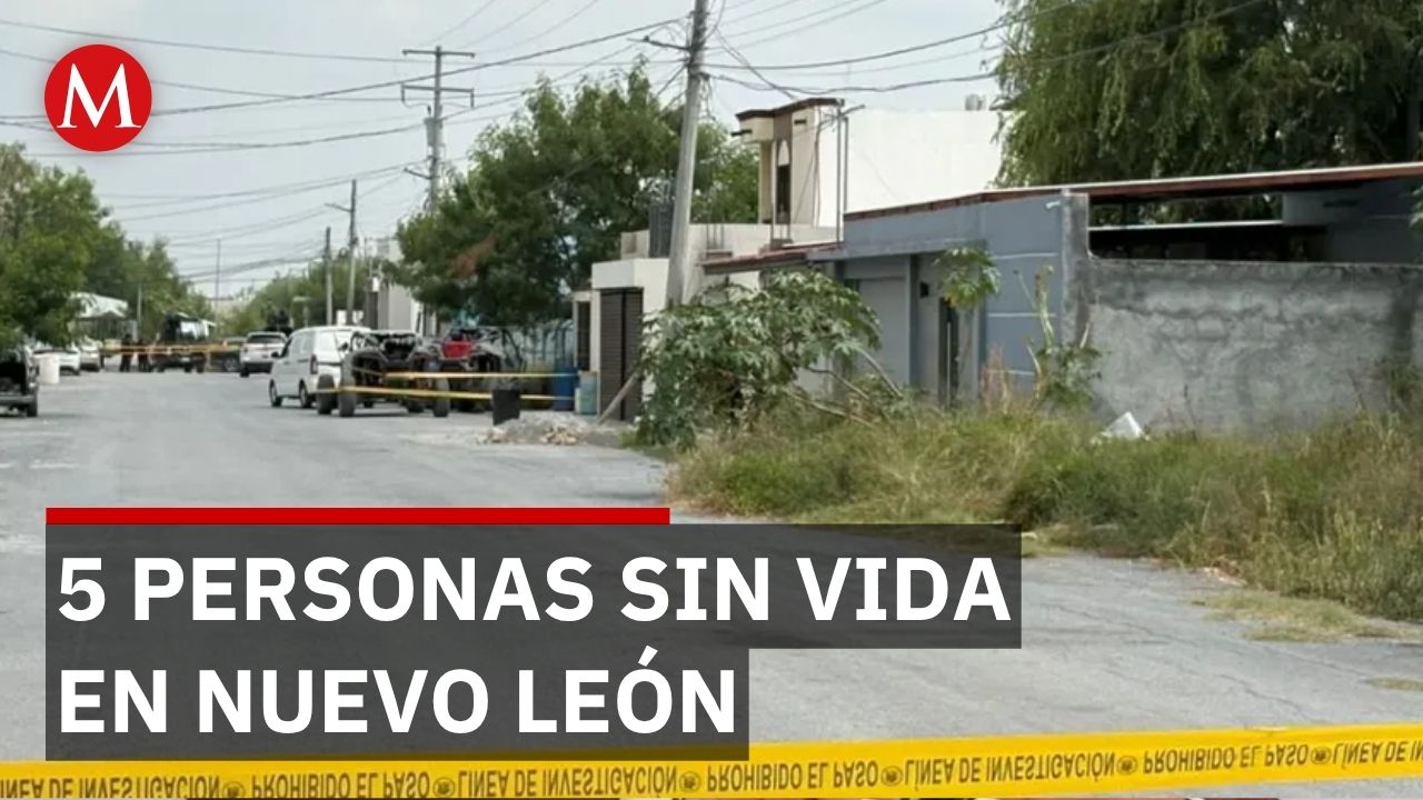 Hallazgo de 5 personas sin vida en Montemorelos
