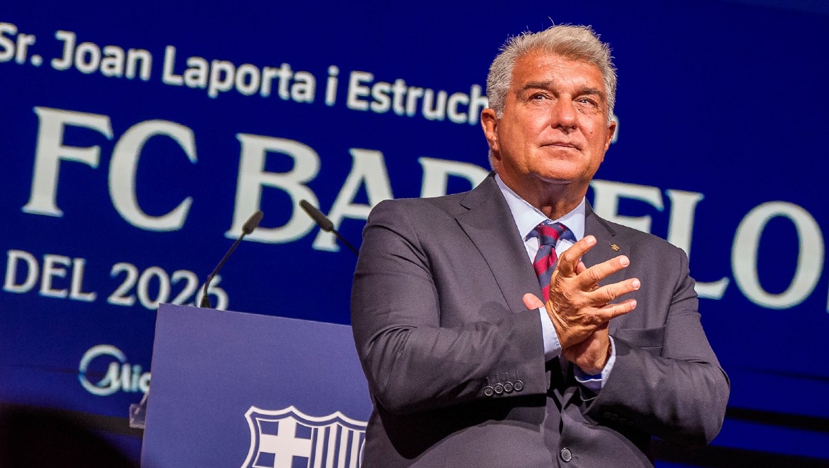 Joan Laporta quiso fichar a un delantero de la Serie A "a cualquier precio" (X: @FCBarcelona)