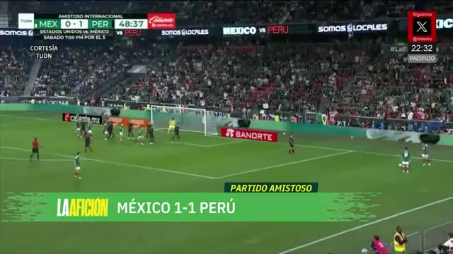 México empata a un gol contra Perú | Milenio Noticias: La Afición, 29 de septiembre de 2026