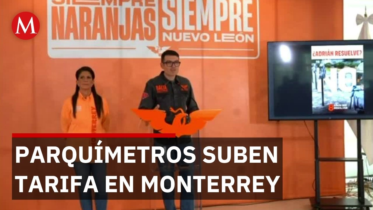 Monterrey: alcalde aumenta tarifa de parquímetros mientras vialidades se deterioran